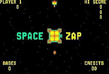 Space Zap screen shot title